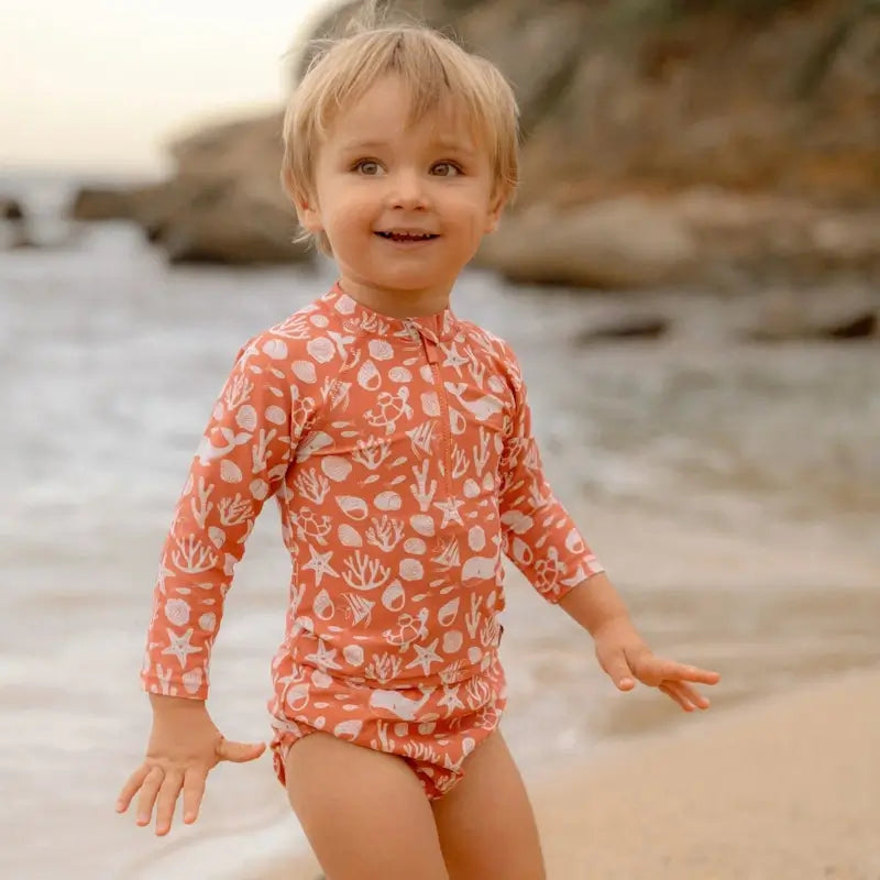 Little Dutch Μαγιό πάνα Sea Life Coral Red