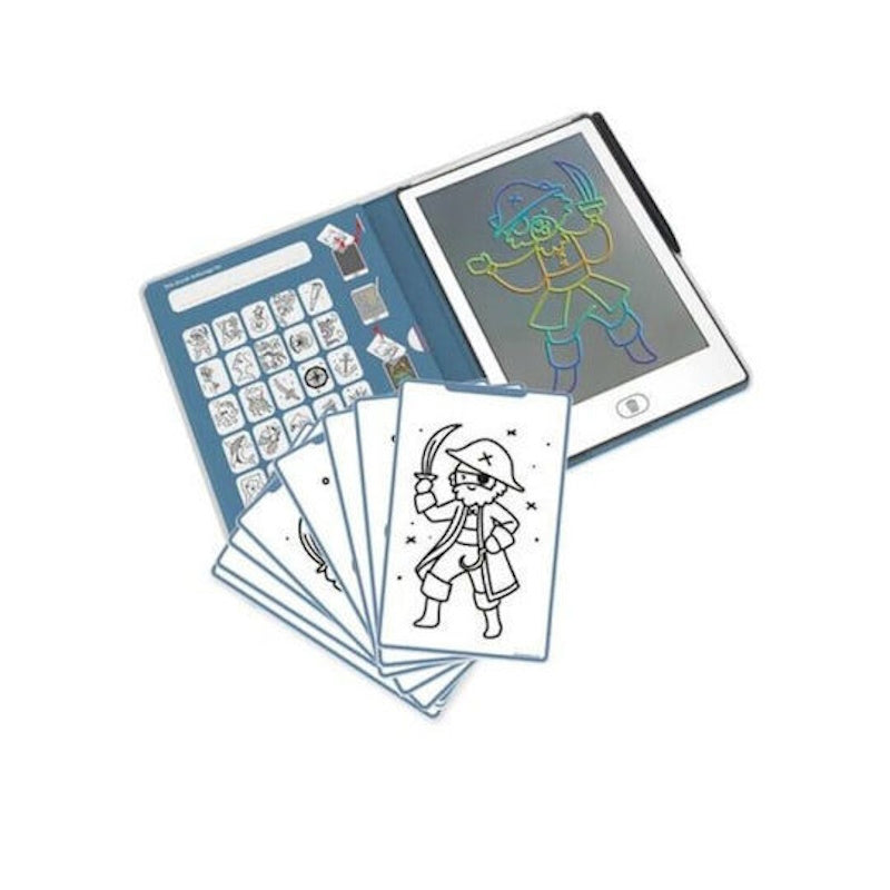 KIDYWOLF Tablet ζωγραφικής με οθόνη LCD (30 κάρτες)- Oceans and Pirates
