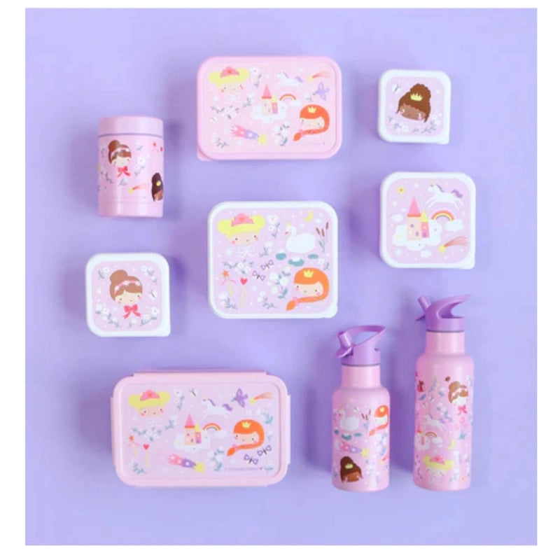 A Little Lovely Company - 4 Lunch & Snack Boxes Princesses