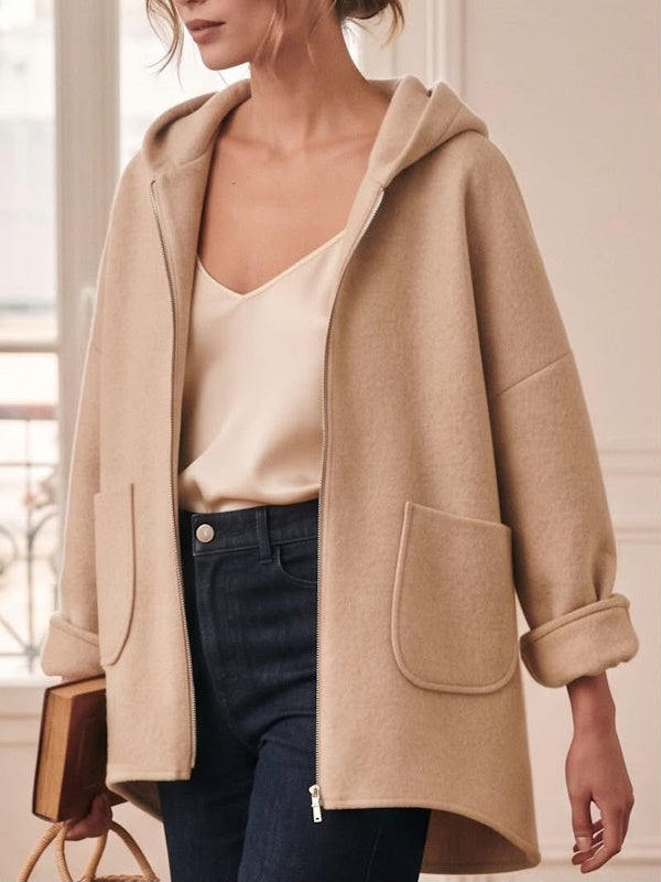 Parka Jacket in Ivory