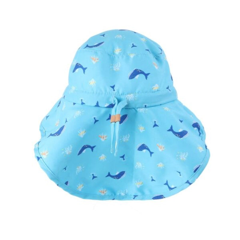 Flapjack Cape Sunhat UPF50 – Whale/Octopus