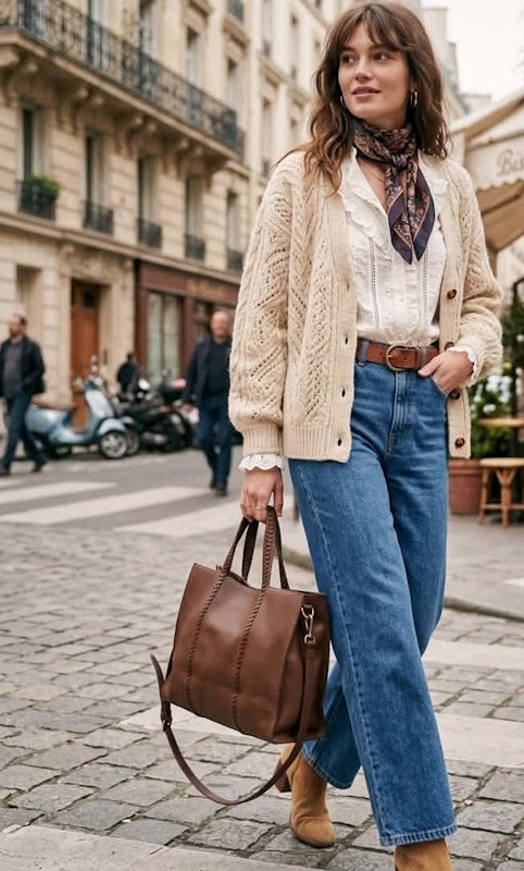 Clues Shoulder Bag in Brown