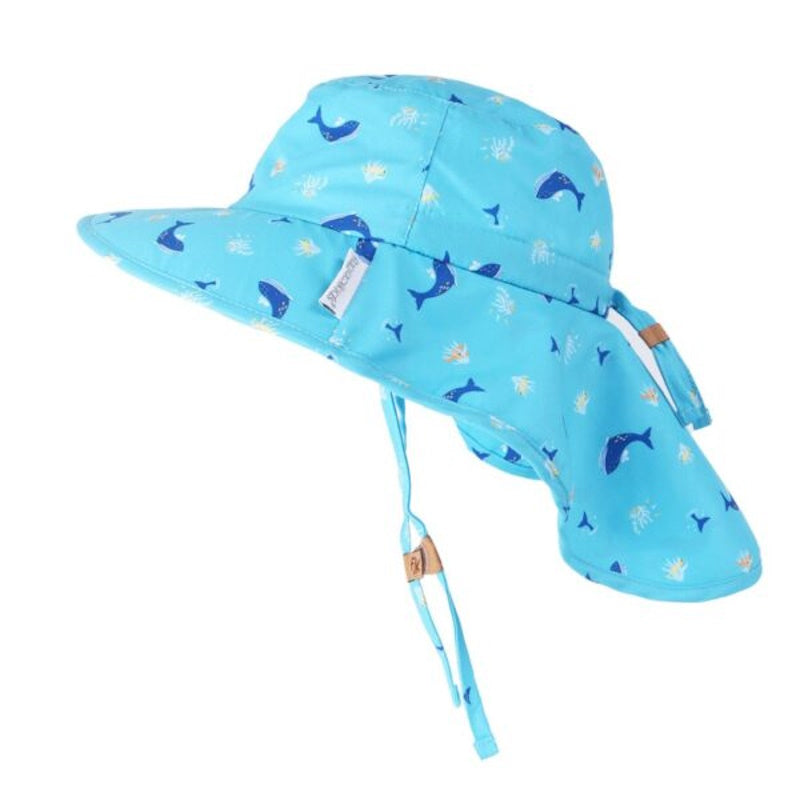Flapjack Cape Sunhat UPF50 – Whale/Octopus