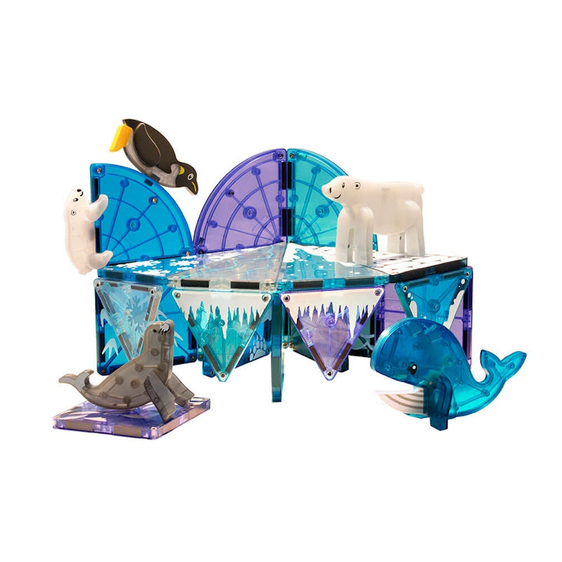 Μαγνητικά Πλακίδια Magna-Tiles Πλακίδια Clear Colors σετ 25τμχ Arctic