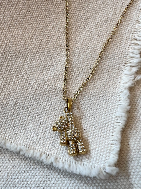 Blingbox Teddy Crystal Charm