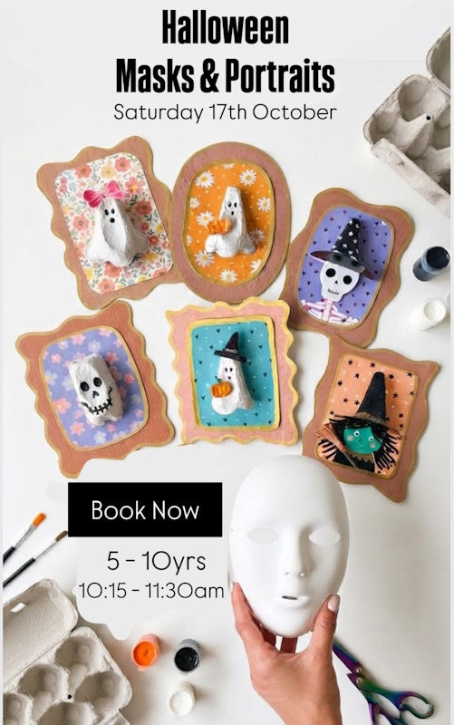 Halloween Masks and Portraits 5-10 ετών Σάββατο 17/10 10:15 - 11:30