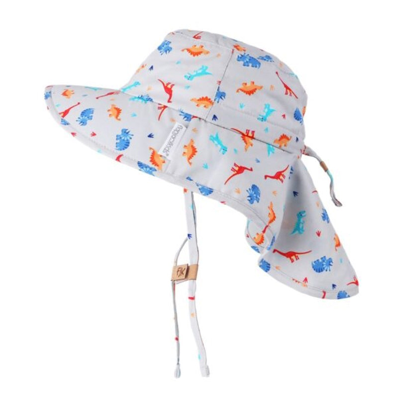 Flapjack Cape Sunhat UPF50 – Multi Dino