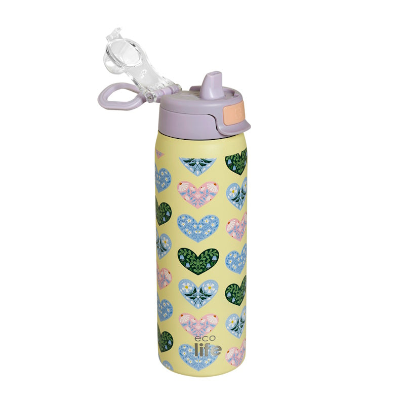 Μπουκάλι Θερμός Ecolife 0,65ltr Blossom Hearts