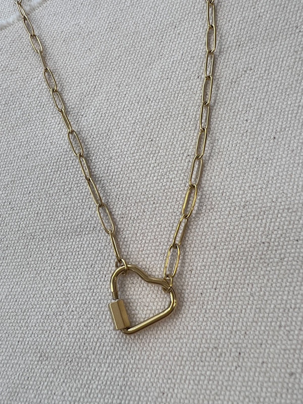 Blingbox Chained Heart in Gold