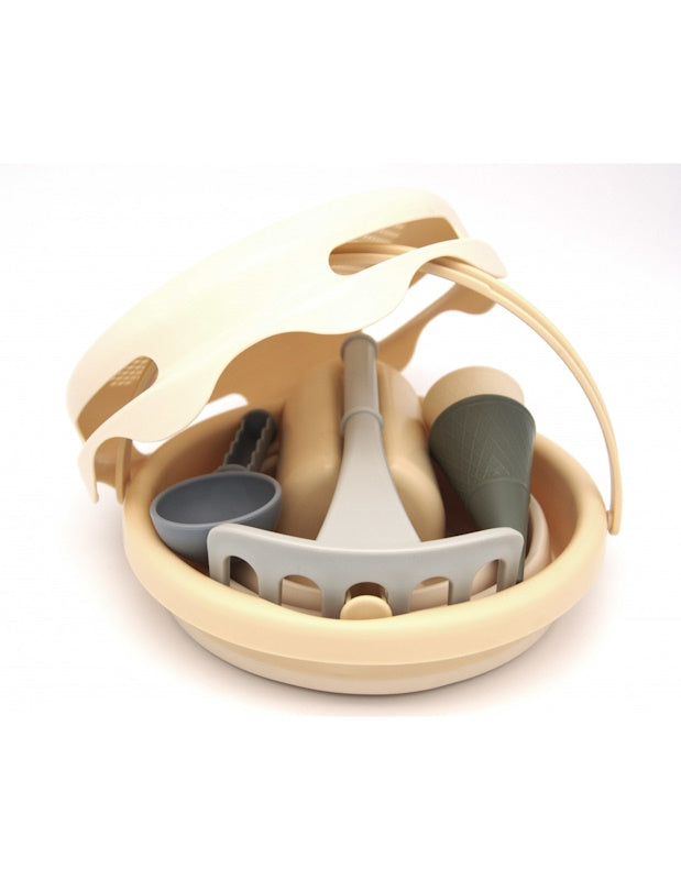 CompacToys 7in1 Sand Toys - Beige
