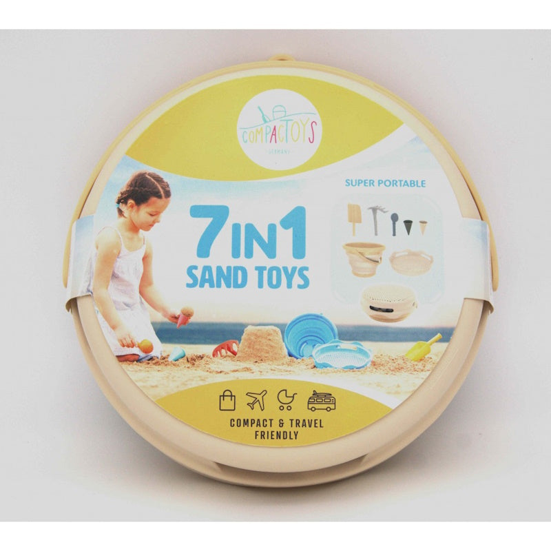 CompacToys 7in1 Sand Toys - Beige
