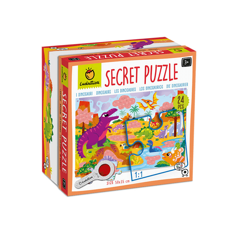 Ludattica Secret Puzzle - Dinosaurs
