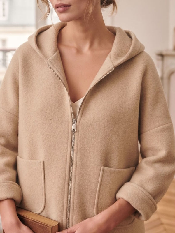 Parka Jacket in Ivory