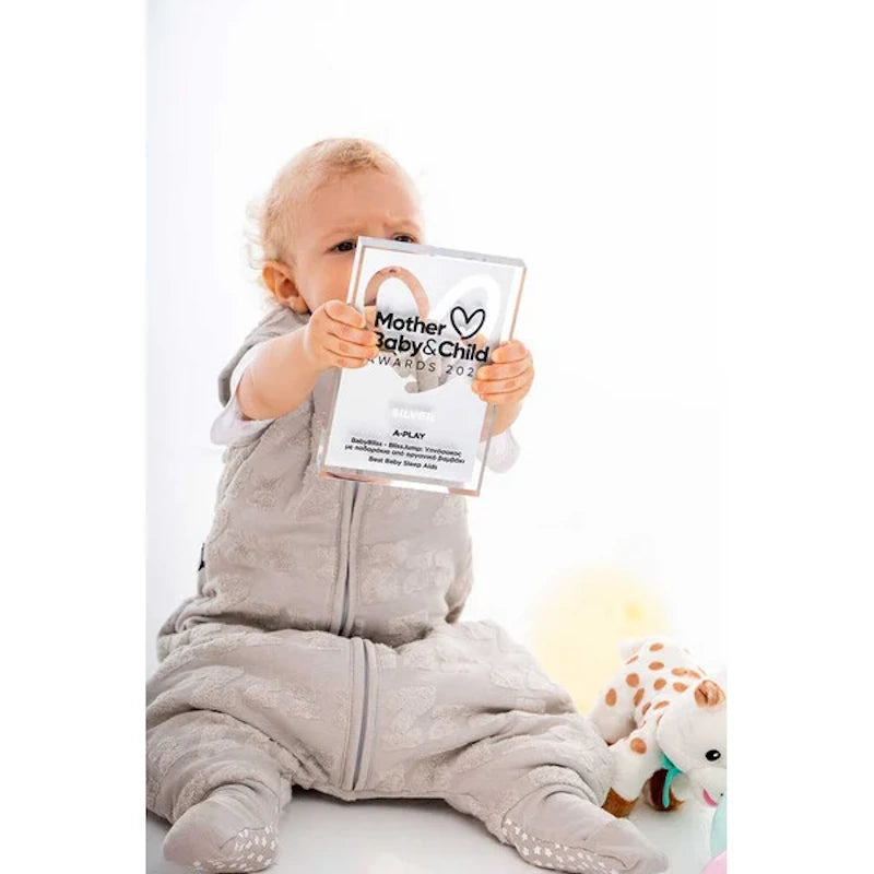 BabyBliss BlissJump Χειμωνιάτικος Υπνόσακος Dreamy Zzz με ποδαράκια 2.5 tog Grey