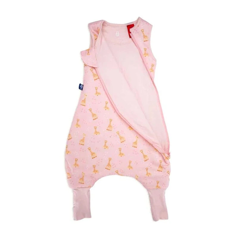 BabyBliss BlissJump x Σόφι η Καμηλοπάρδαλη: Υπνόσακος Χειμωνιάτικος 2.5 tog με ποδαράκια από οργανικό βαμβάκι Pink