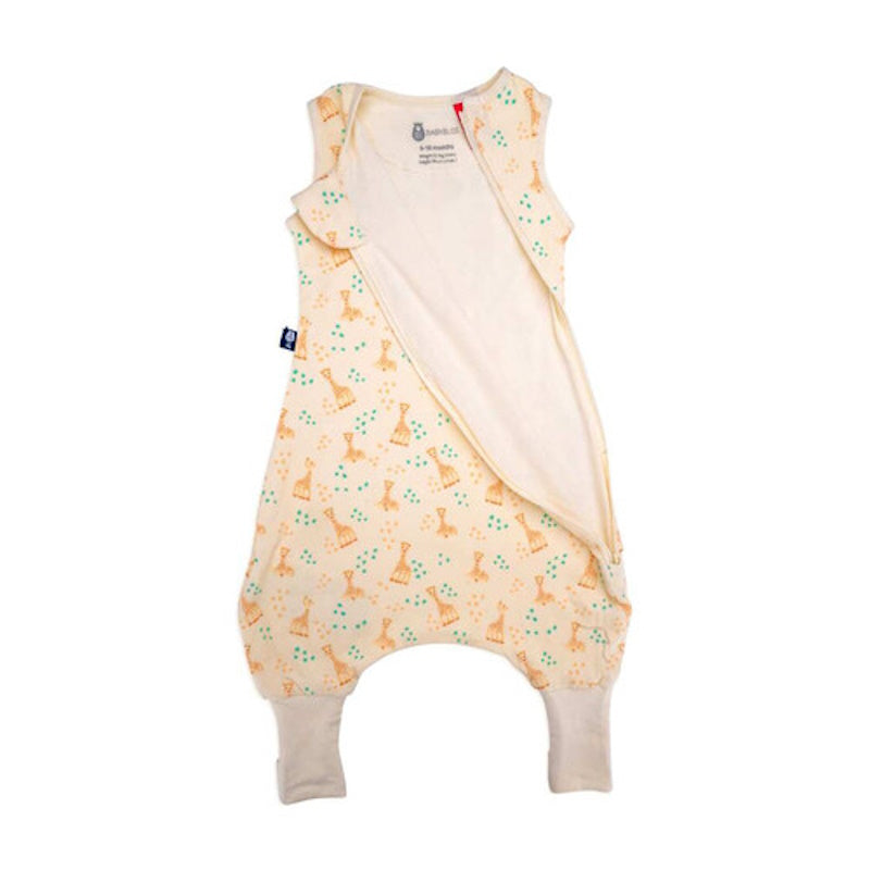 BabyBliss BlissJump x Σόφι η Καμηλοπάρδαλη: Υπνόσακος Χειμωνιάτικος 2.5 tog με ποδαράκια από οργανικό βαμβάκι Vanilla