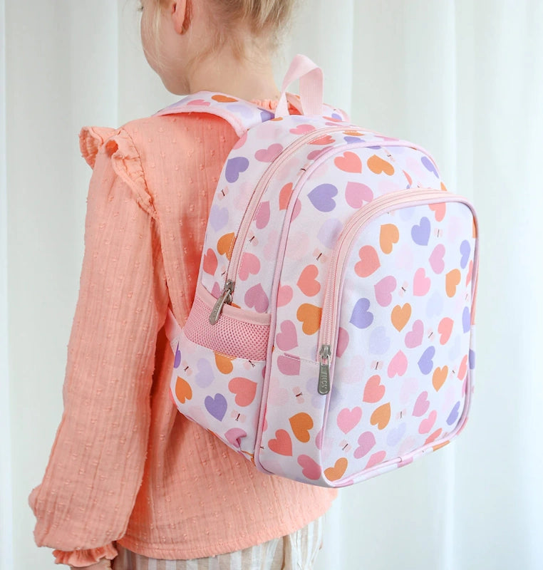 A Little Lovely Company Backpack - Hearts