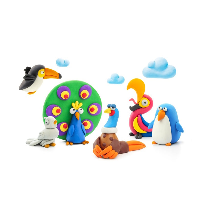 Hey Clay Claymates Birds
