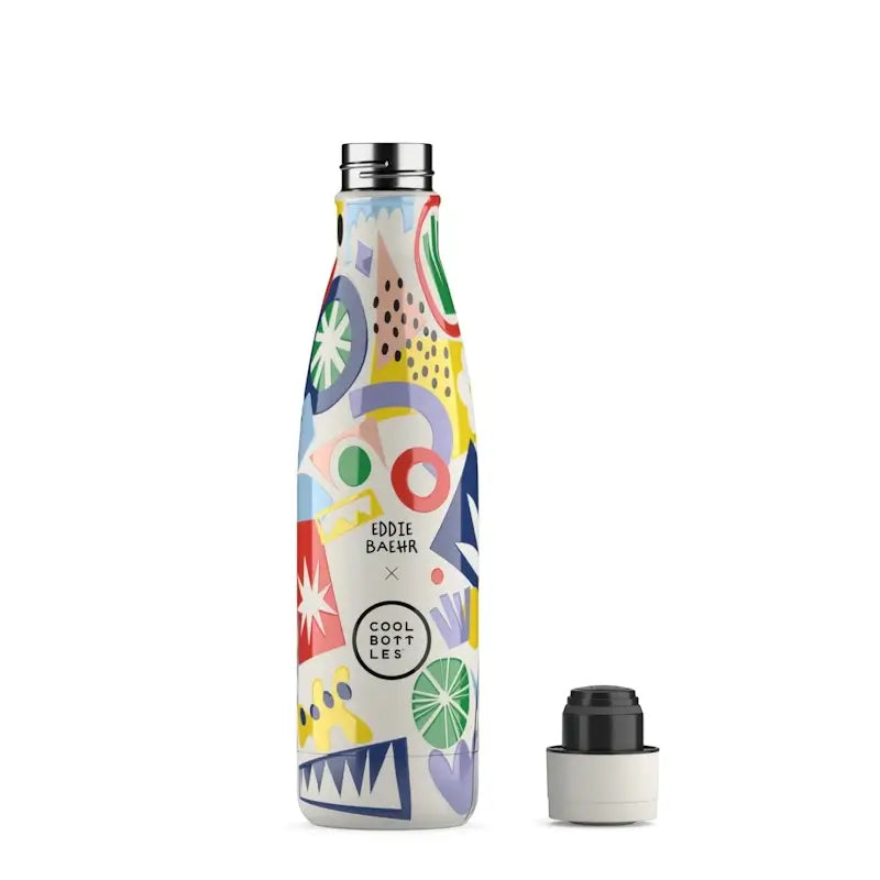 Cool Bottles Ανοξείδωτο μπουκάλι-θερμός Electric Garden 500ml