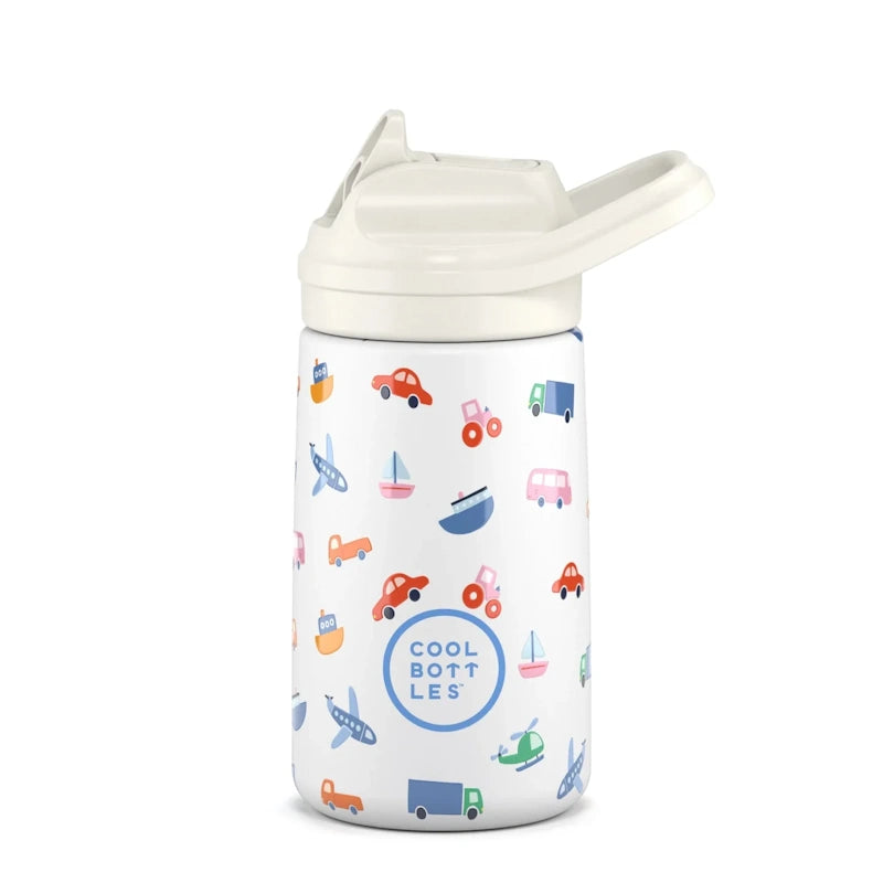 Cool Bottles Ανοξείδωτο Kiddies water bottle Little Wheels 350ml