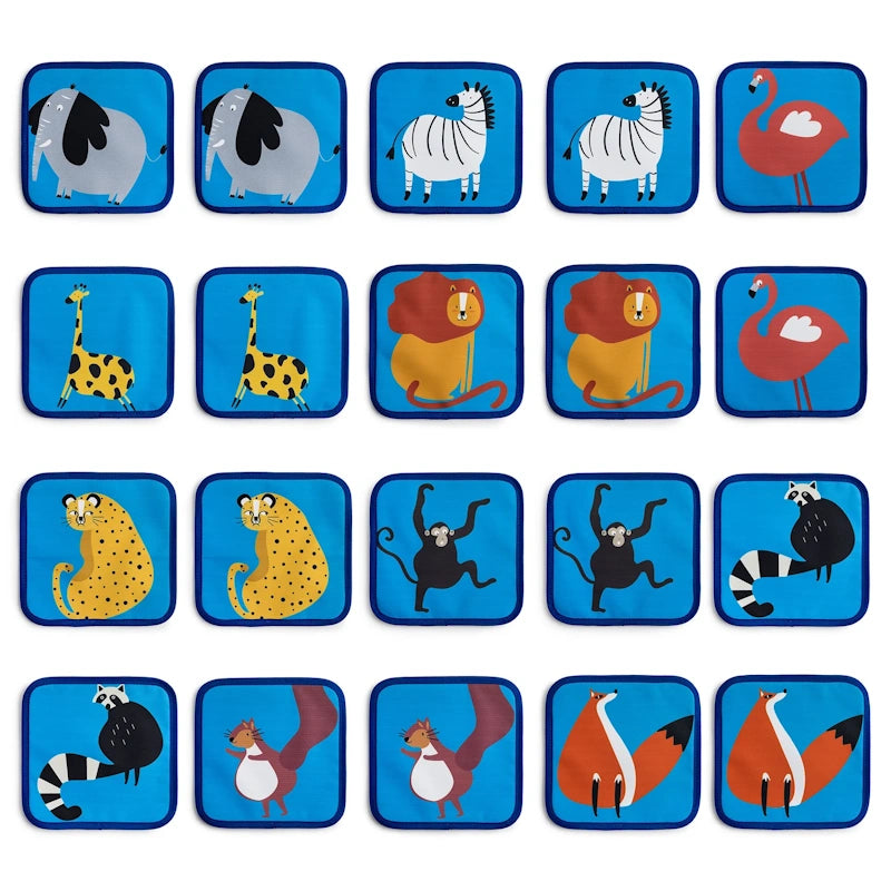The Toy Bin Animals Tic Tac Toe Floor Game for Kids