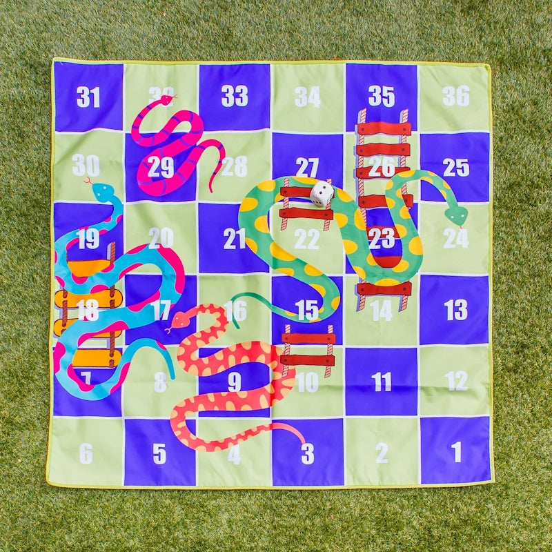 The Toy Bin Cars Giant Snakes and Ladders Floor Game for Kids