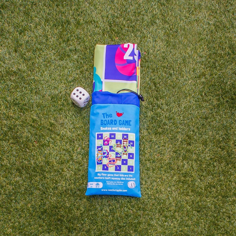 The Toy Bin Cars Giant Snakes and Ladders Floor Game for Kids