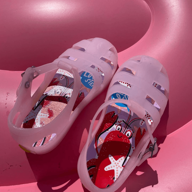 Go Bananas Jelly Shoes  - Pink