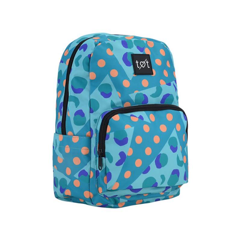 Teeter Totter Παιδικό Backpack - Dancing Dots Green