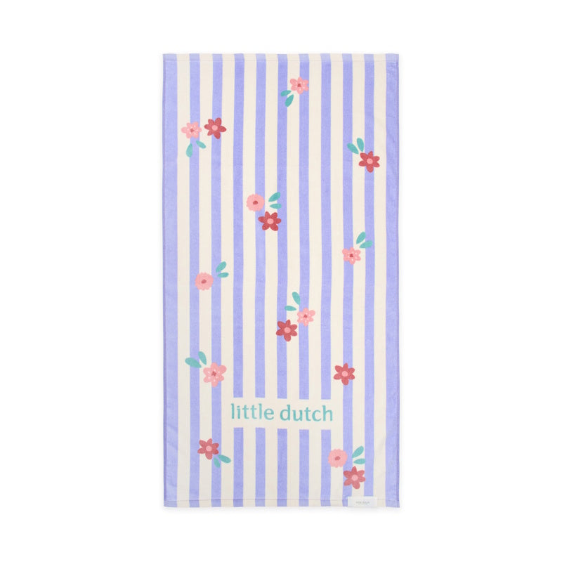 Little Dutch Πετσέτα θαλάσσης Dreamy Purple Stripes