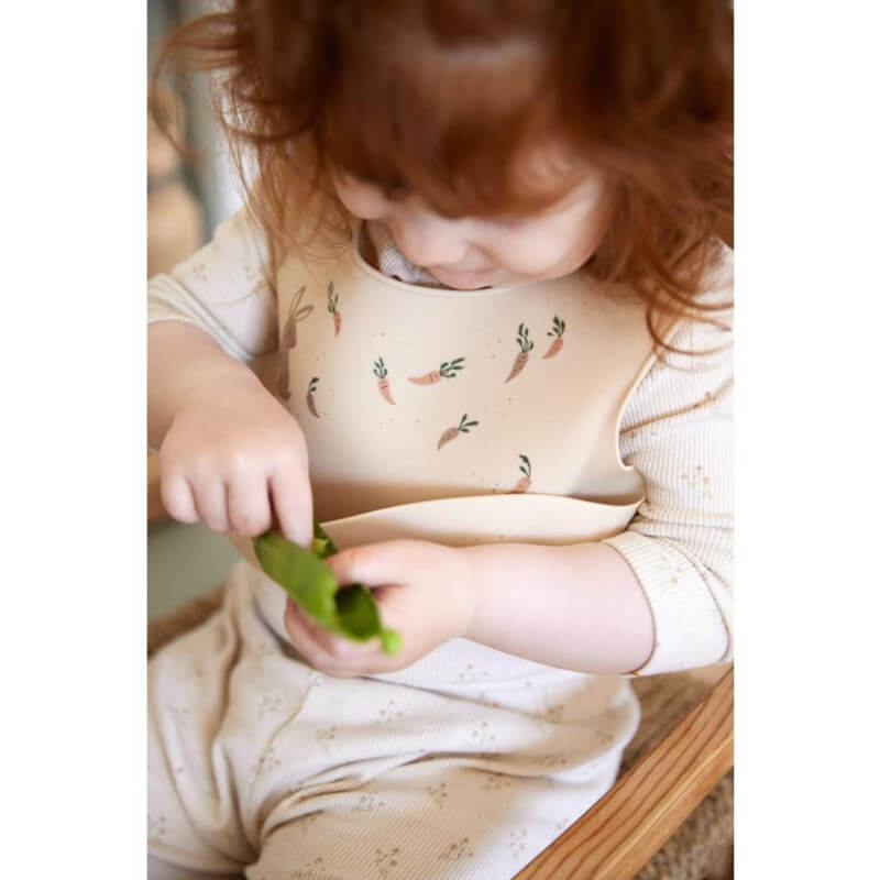 Filibabba Silicone Bib with print – Squirrel