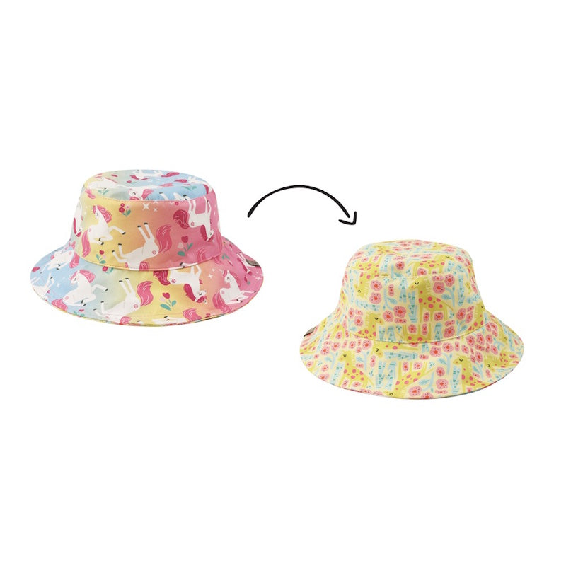 Flapjack Cape Sunhat UPF50+Unicorn/Giraffe