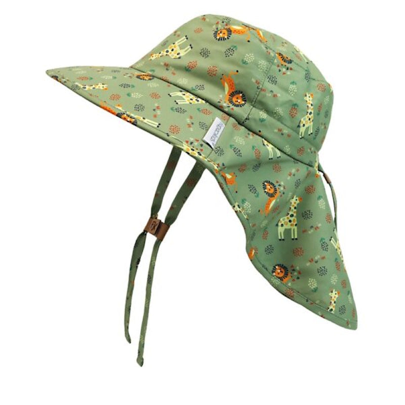 Flapjack Cape Sunhat UPF50+ Lion and Monkey