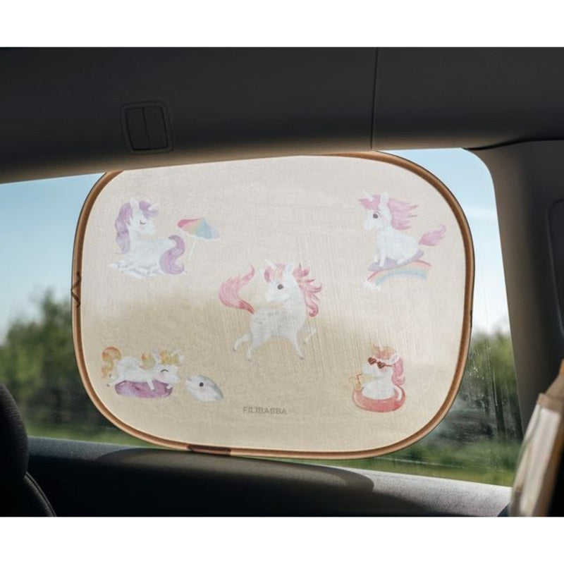 Filibabba – Sun Shades for the Car 2pcs – Unicorn Shores