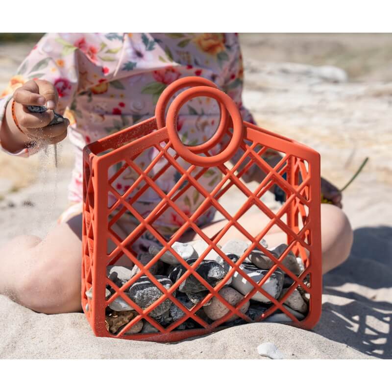 Filibabba Silicone Beach Bag Pearl Coral