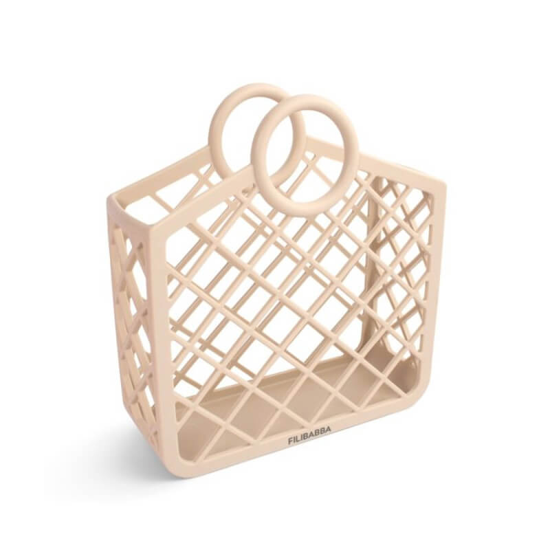 Filibabba Silicone Beach Bag Pearl Beige
