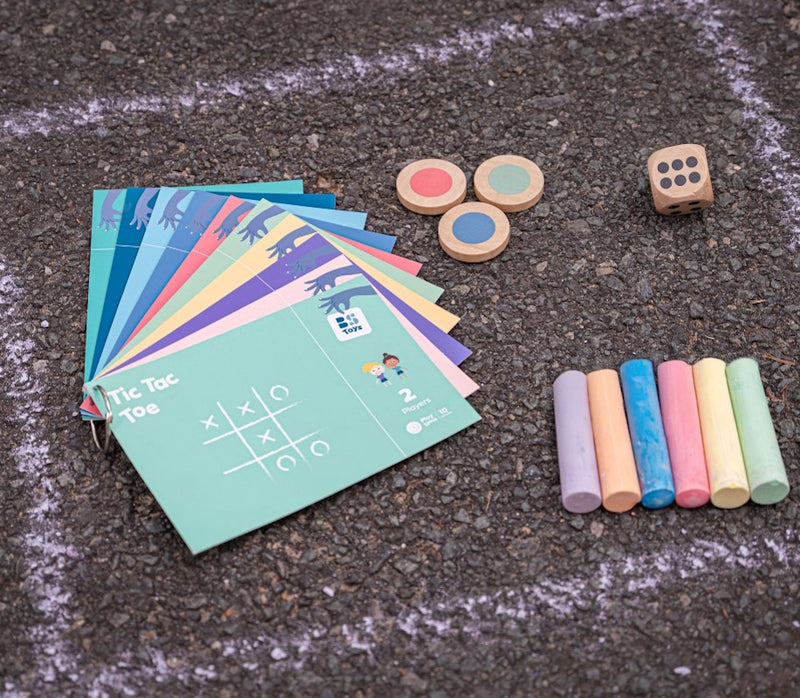 BS Toys Chalk Activity Games - Παιχνίδια του Δρόμου με Κιμωλία