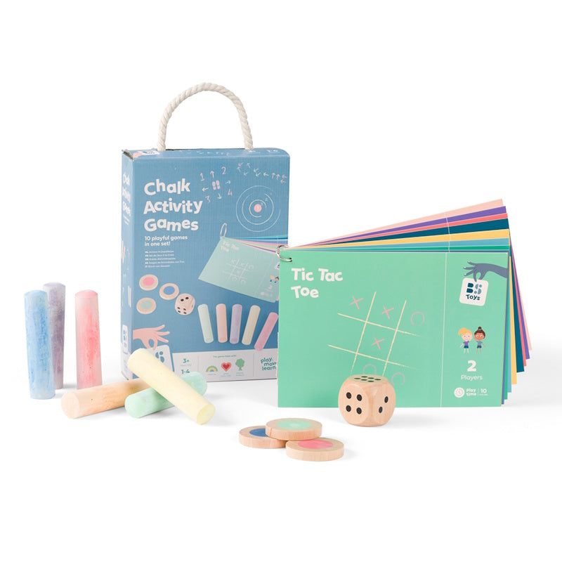 BS Toys Chalk Activity Games - Παιχνίδια του Δρόμου με Κιμωλία