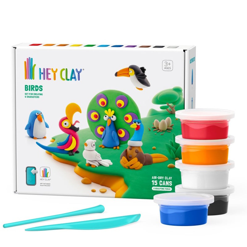 Hey Clay Claymates Birds