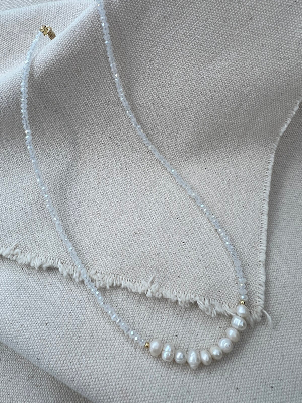 Pearlits Necklace in Clear