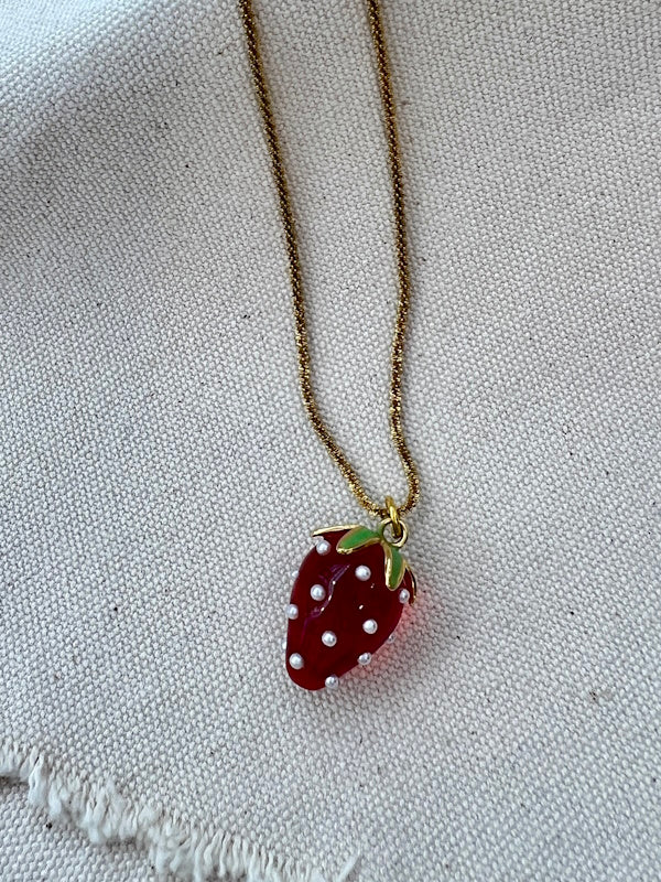 Glass Berry Charm