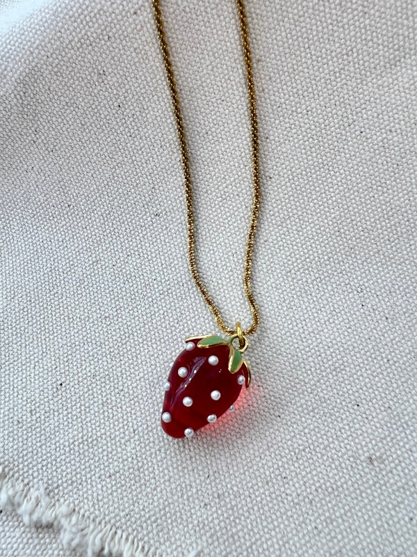 Glass Berry Charm