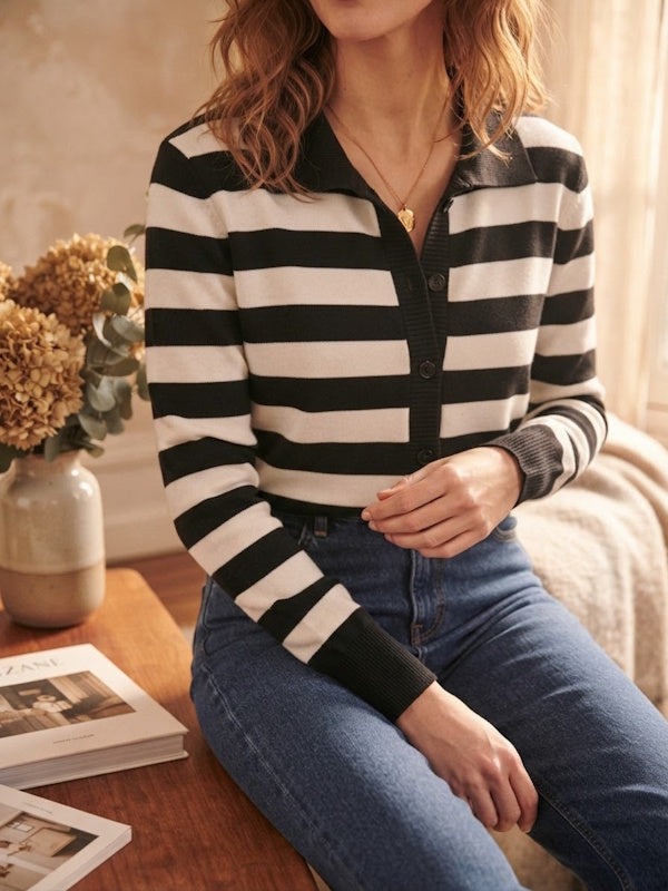 Linda Mariniera Top in Black