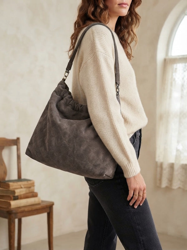 Puller Pouch Bag in Cement
