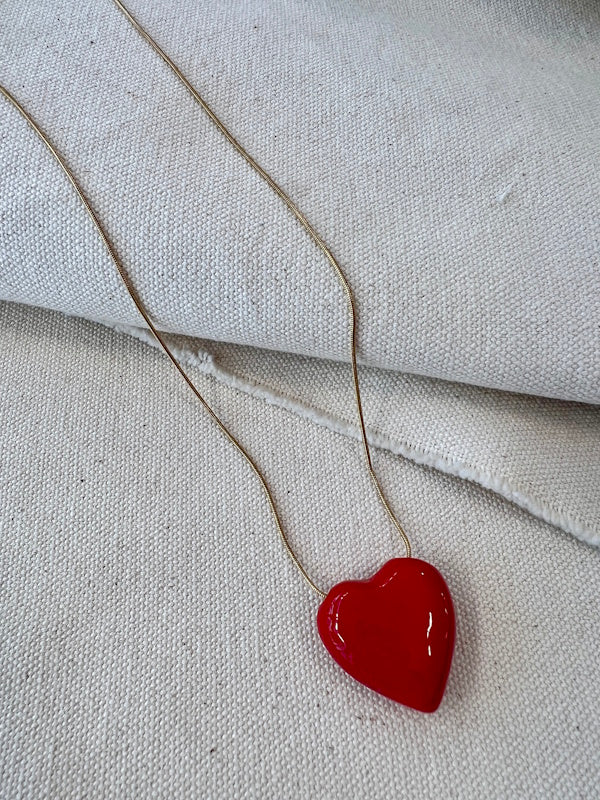 Red Heart Necklace