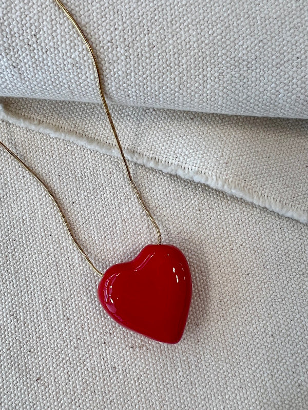 Red Heart Necklace
