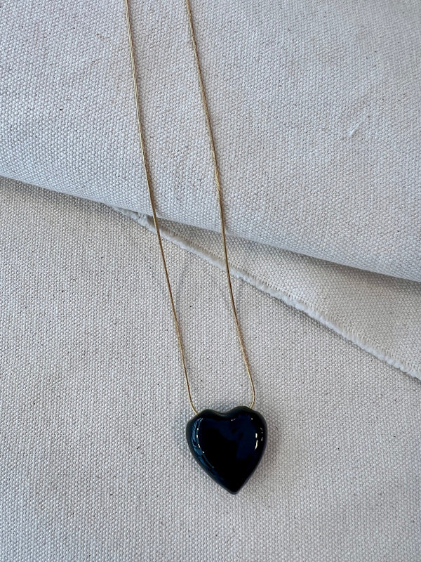 Noir Heart Necklace