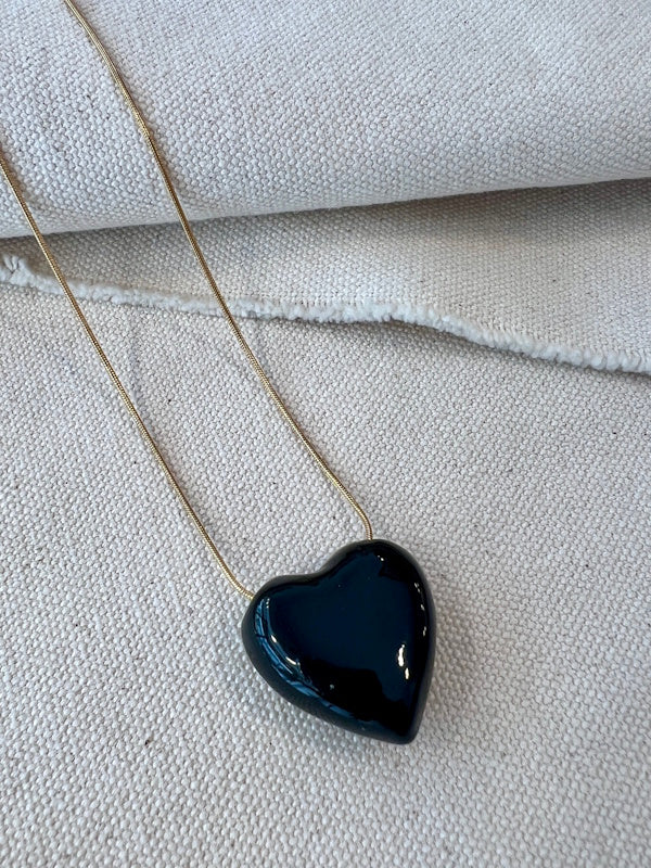 Noir Heart Necklace