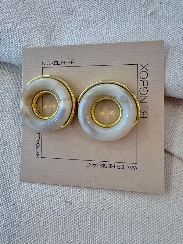 Marble Earrings