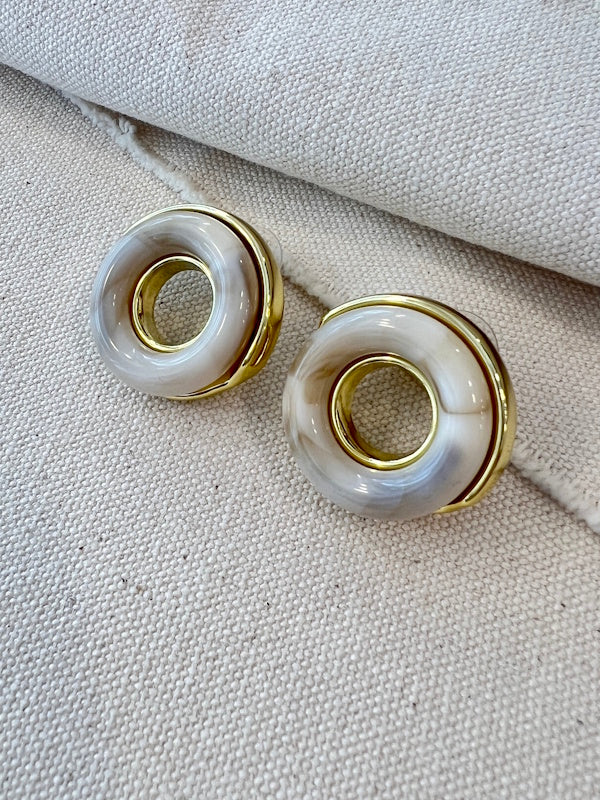 Marble Earrings